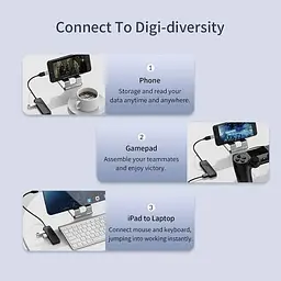 Концентратор Orico USB 2.0 4 ports (FL02-WH-BP) (CA913527) - мініатюра 4
