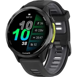 Смарт-годинник Garmin Forerunner 970 Carbon Grey DLC Titanium with Black Case and Black/Translucent Whitestone Band (010-02969-10) [137229]