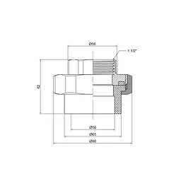 Згін "Американка" PPR Thermo Alliance 50х1" 1/2 ВР DSI005 - мініатюра 1