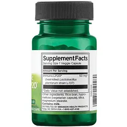 Імунобіотик Swanson Immunobiotic Immuno-LP20, 30 вегетаріанських капсул (2022-09-0917) - мініатюра 2
