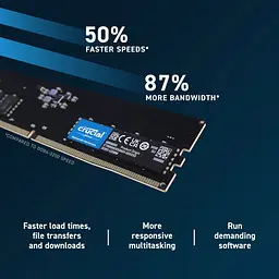 Модуль пам'яті DDR5 Crucial 16GB 5600MHz (CT16G56C46U5) [166326] - мініатюра 3