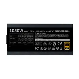 Блок живлення Cooler Master MWE Gold 1050 V2 80+ Gold (MPE-A501-AFCAG-EU) Black Б/в - мініатюра 7