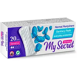 Щоденні гігієнічні прокладки Ziaja My Secret Sensetive Daily Anatomic 20 шт.