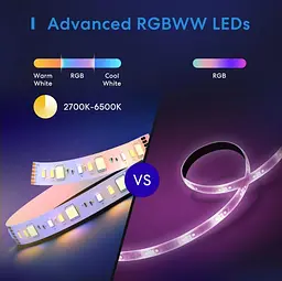 Розумна LED стрічка Wi-Fi Meross MSL320CPHK 5 метрів - мініатюра 3
