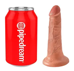 Фалоімітатор King Cock 5" 14 см коричневий - мініатюра 3
