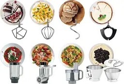 Кухонна машина Kenwood Titanium Chef Baker KVC85.594SI Silver UA - мініатюра 6