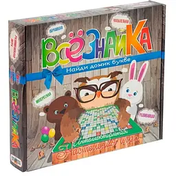 Інтелектуальна настільна гра Всезнайко 801 (рос.)