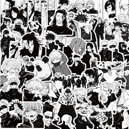 Стікерпак GeekLand Jujutsu Kaisen 50 штук - мініатюра 2