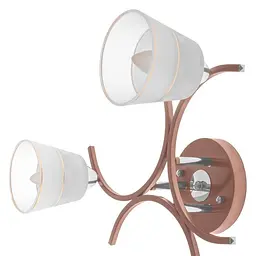 Люстра стельова Brille в спальню E27 60W BR (LK-609C/3) - мініатюра 5