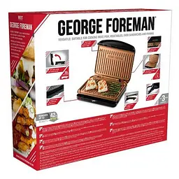 Електрогриль притискний George Foreman Fit Grill Copper Medium 25811-56 - мініатюра 10