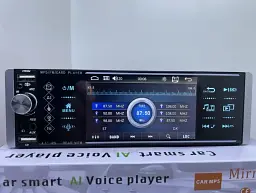 Автомобільна магнітола 1din Lesko 4168 AI mp3 мультимедійна з екраном Чорна - мініатюра 5
