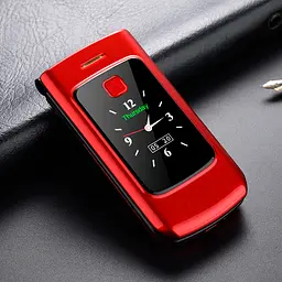 Смартфон Tkexun F18 (Happyhere F18) red. Dual display