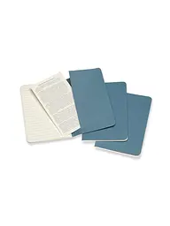 Записник Moleskine Cahier кишеньковий, Лінійка Жвавий Блакитний (CH011B44) - мініатюра 4