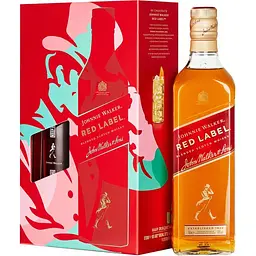 Набір: віскі Johnnie Walker Red label Blended Scotch Whisky 40% 0.7 л + склянка - мініатюра 3