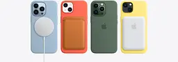Чохол Silicone Case з MagSafe для Apple iPhone 13 (6.1) (Lemon Zest) ААА [69876] - мініатюра 9