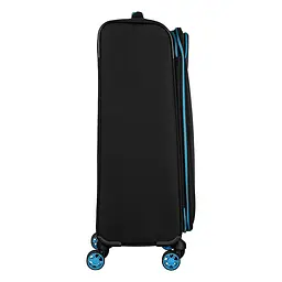 2E Валіза 2E, Trek, поліестер, середня, 64/78л, TSA, 4 колеса, EXP, чорний - мініатюра 5