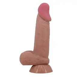 Фалоімітатор Sliding Skin Bendable 7.6, тілесний PRETTY LOVE BW-008108NRG 103590 - мініатюра 7