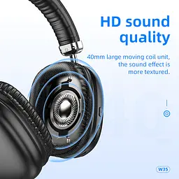 Навушники Hoco W35 Stereo Bluetooth Headphones (Silver) [74031] - мініатюра 6