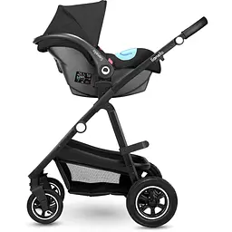 Коляска 2 в 1 Lionelo Amber Dreamin, чорна (LO-AMBER DREAMIN (2in1)) - мініатюра 7
