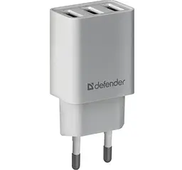 Зарядний пристрій Defender 3xUSB 37W 3.1A білий UPA-31 (83587) - мініатюра 6