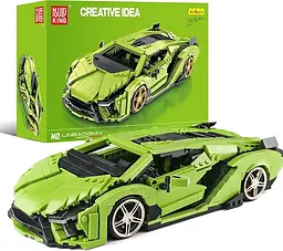 Конструктор машина MOULD KING Lamborghini Sian Sierne ламборджині для дітей та дорослих 1133 деталей - мініатюра 2