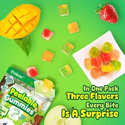 Цукерки желейні Cokoc Peelable Soft Candy Gummies Mystery Cube 60г - мініатюра 3