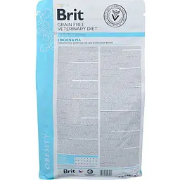 Сухий корм Brit GF Veterinary Diet Cat Obesity для котів з надмірною вагою з куркою та горохом 2 кг - мініатюра 3