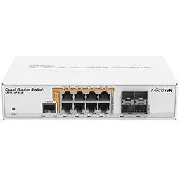 Комутатор мережевий Mikrotik (CRS112-8P-4S-IN)