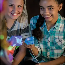 Набір для створення гірлянди 4M KidzMaker Оригамі Квіти (00-04725) - мініатюра 6