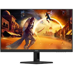Монітор TFT 23.8" AOC 24G4HRE, Fast IPS, 200Гц, 2хHDMI, DP, колонки, чорно-червоний (24G4HRE) - мініатюра 9