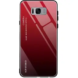 Чохол бампер Primo Gradient Glass для Samsung Galaxy S8 Plus (SMG955) Red - мініатюра 2