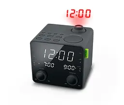 Радіо-годинник з USB та проекцією Muse M-189 P