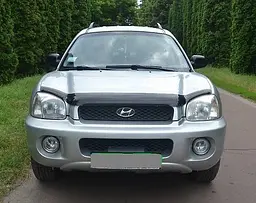 Дефлектор капоту мухобійка для Hyundai Santa Fe 2001-2005