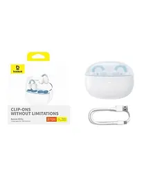 Бездротові навушники Baseus AirGo 1 Ring Open-Ear TWS Earbuds, IPX7, BT5.3, 40mAh, 400mAh, 6h, White A00069201223-00 - мініатюра 6