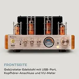 Підсилювач ламповий Auna Amp VT (10038336) - мініатюра 5