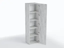 Шафа з полицями Moreli TS-013 600х2180х520 мм Бетон (zg-s13-beton) - мініатюра 4