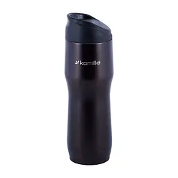 Термокухоль Kamille KM-2050 450 мл коричневий - мініатюра 1