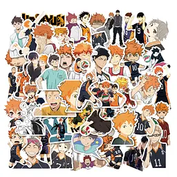 Стікерпак Волейбол! Набір наклейок GeekLand Haikyu!! 50 штук - мініатюра 2