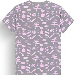 Футболка Picture Organic Chilko Printed L Сірий-Рожевий - мініатюра 5