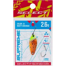 Блешня Select Supreme 2.6g 30mm #33 Rusty Greench - мініатюра 2