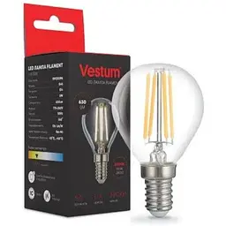 Лампочка Vestum G45 Е14 5Вт 220V 3000К (1-VS-2230)
