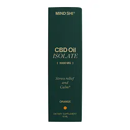 Ізолят канабідіолу Mind Shi CBD Oil Isolate Orange 3000 мг 10 мл - мініатюра 5
