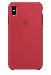 Силиконовый противоударный чехол-накладка для Apple iPhone Xs Max, панель с защитой всего корпуса, софт-тач, red raspberry, ArmorStandart (ARM54257)