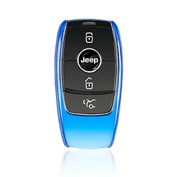Наклейка з логотипом Jeep для автоключів d=15 мм Пластикова об'ємна (Завод) - мініатюра 3