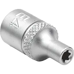 Головка торцева Wurth 1/4IN зовнішній Torx TX-E4-L25 Red Stripe (5763014204)