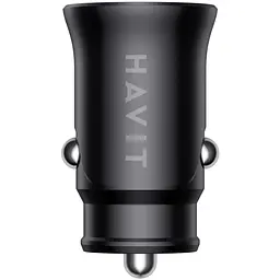 Автомобільний зарядний пристрій Havit HV-CC2022 20W USB+USB-C black (HV-CC2022) - мініатюра 3