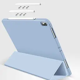 Чохол-книжка BeCover Tri Fold Soft TPU Silicone для Apple iPad Air 11" M2/M3 2024/2025 Light Blue (711409) - мініатюра 4