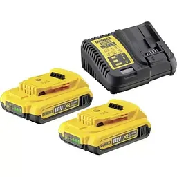 Акумулятор та зарядний пристрій для електроінструменту DeWalt DCB115D2 - мініатюра 2