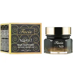 Крем для обличчя Jigott Facis All-in-one Black Snail Cream, з муцином чорного равлика, 100 мл - мініатюра 2
