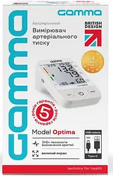 Тонометр автоматичний Gamma 4Gen Optima - мініатюра 5